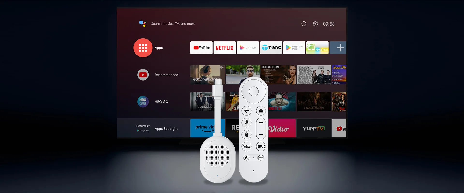 I96 D12 Android TV Stick home image for TOPLEO B2B buyers