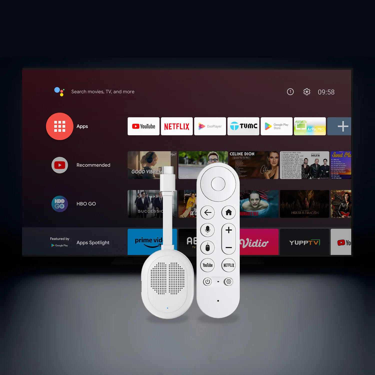 I96 D12 Android TV Stick home image for TOPLEO B2B buyers
