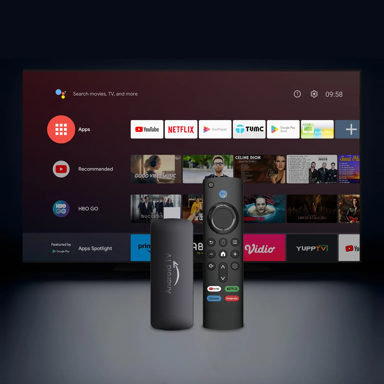 I96 D6 Android TV Stick home image for TOPLEO B2B buyers