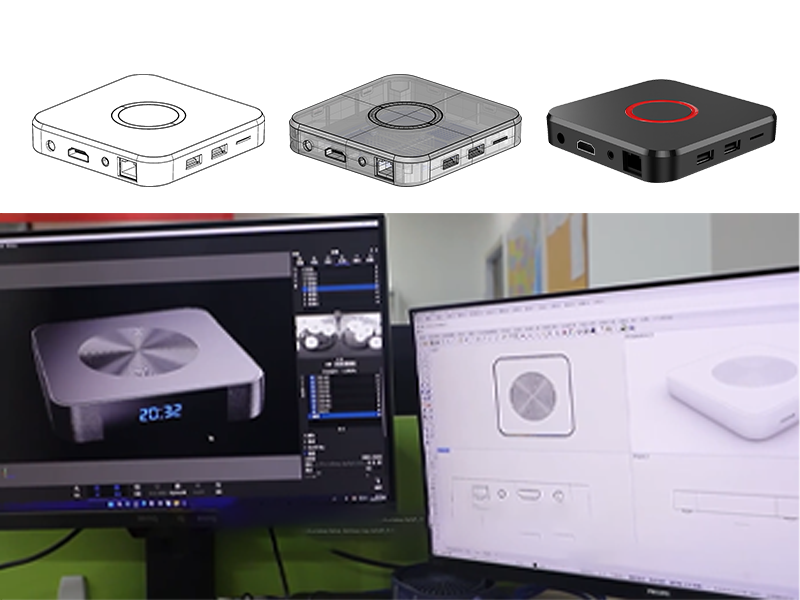 Custom industrial design and private mold tooling for OEM smart device shells