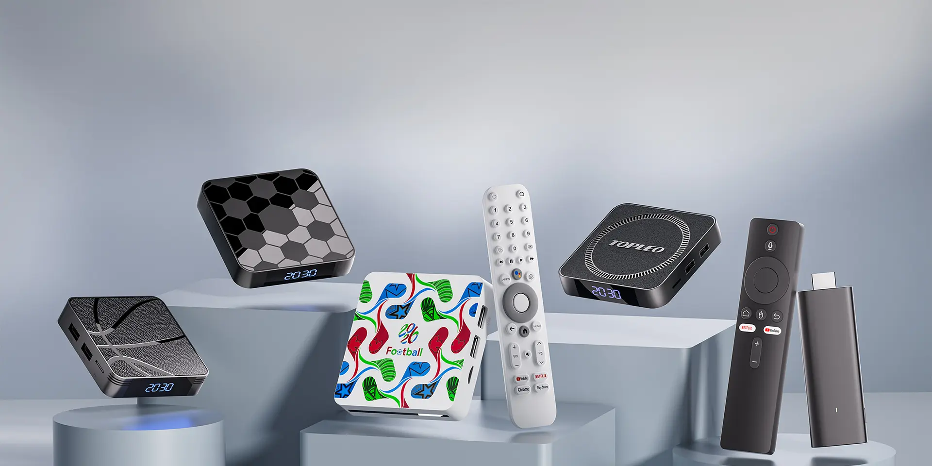 Android TV Box Firmware Stability: A Sample Testing Checklist 4 Android TV boxes, TV sticks and remotes used for configuration comparison